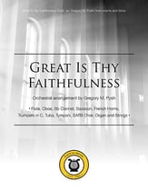 Great is Thy Faithfulness Orchestra sheet music cover